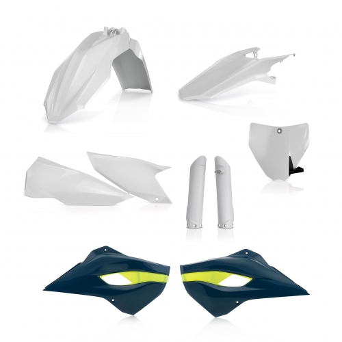 KIT PLÁSTICOS COMPLETO ACERBIS HUSQVARNA TE / FE 2016 - COR ORIGINAL